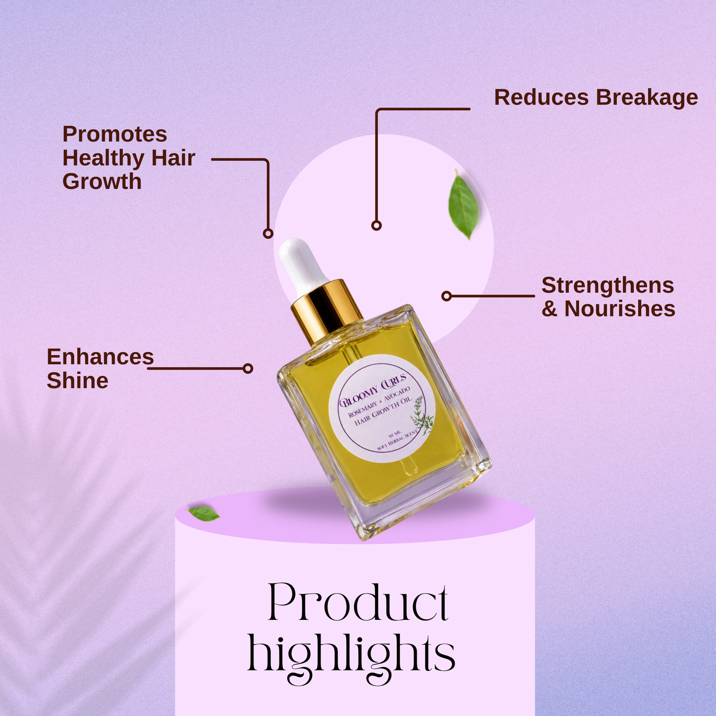 Rosemary and Avocado Hair Growth Oil